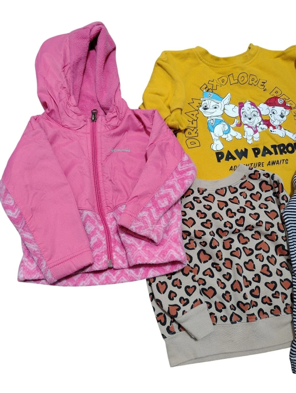 Baby Girl Clothes Bundle 6-12M 12M Columbia Gap Carter's Paw Patrol Lot Of 7